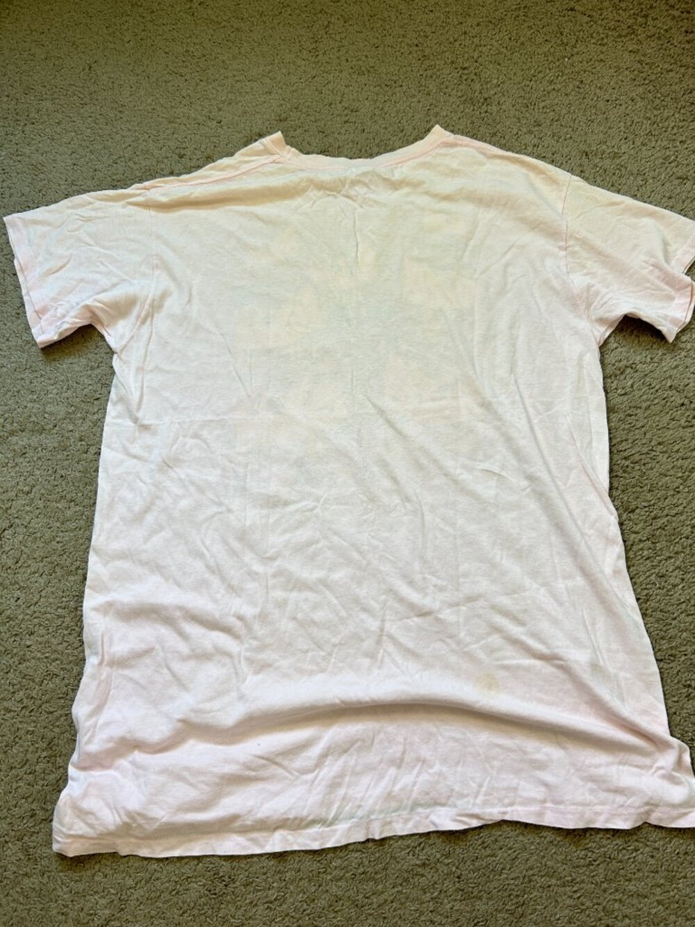Free Style Vintage Cow Single Stitch T Shirt OS Pink (flaws) - Picture 7 of 7
